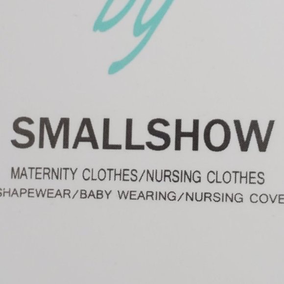 SMALLSHOW Navy Long Sleeve Knit Maternity Nursing Top NEW NWT Size M - Picture 12 of 13